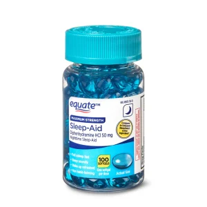 Equate Maximum Strength Sleep Aid  100 unidades
