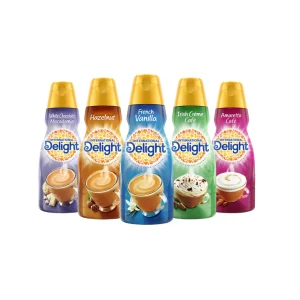 Delight cremas liquida para café (variedad) 946ml