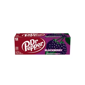 Dr pepper Blackberry 12 latas de 355ml (variedad)