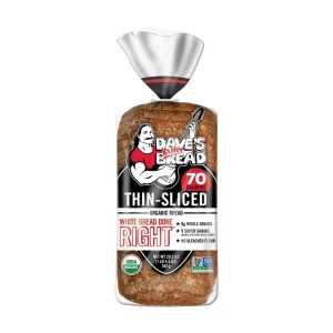 Dave's Killer Bread White Bread Done Right Pan orgánico en rodajas finas 581gr