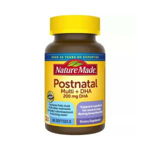 Nature Made Postnatal Multi + DHA 60 cápsulas