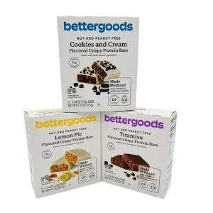 Bettergoods Barras de Proteína Crujientes Sin Gluten 275 gr (Variedad)