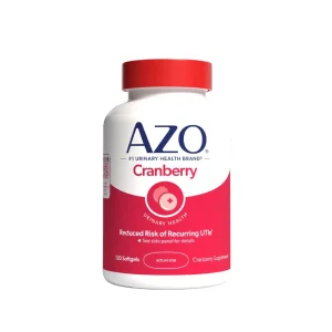 AZO, salud del tracto urinario, ayuda a limpiar y proteger, 120 cápsulas