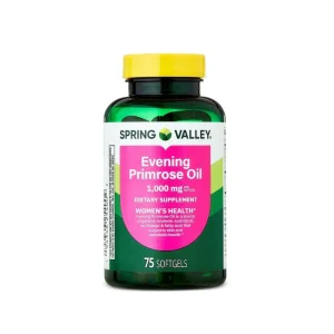 Suplemento Dietético con Aceite de Onagra Spring Valley 75 Cápsulas Blandas