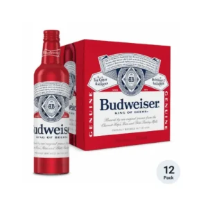 Cerveza Lager Americana Budweiser Paquete  12 pack 473ml