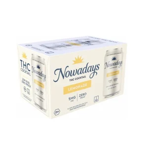 Limonada Nowadays Sabor Natural 5mg  THC, 6 Pack