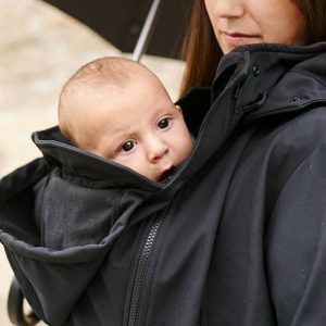 Abrigo de porteo Momawo 4 en 1 Black