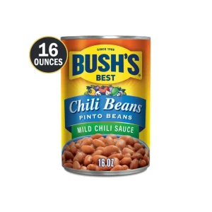 Bush's Chili Beans, frijoles pintos en salsa de chile, frijoles 454gr