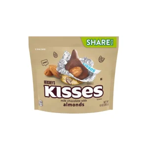 Kisses milk chocolate con almendras 283gr