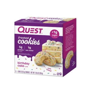 Quest Galletas sabor Birthday cake, 8 piezas