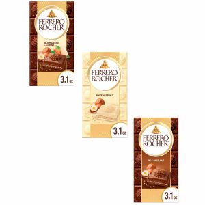 Barra de chocolate Ferrero Rocher 90gr (varios sabores)