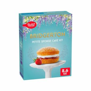 Betty Crocker Bridgerton Kit para hornear bizcochos pequeños edición limitada 243gr