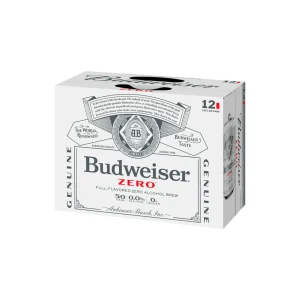 Cerveza Budwiser sin alcohol 12 pack