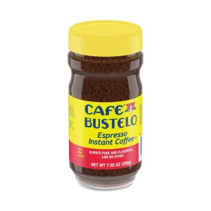 Café Bustelo Espresso Café Instantáneo Tostado Oscuro 200gr