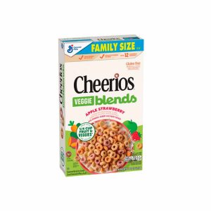 Cereal Cheerios Veggie Blends Manzana Fresa 510gr