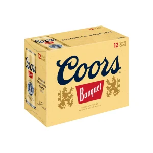 Coors Banquet Cerveza 12 pack