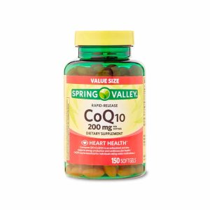 Spring Valley cápsulas CoQ10 blandas, 200 mg, 150 unidades