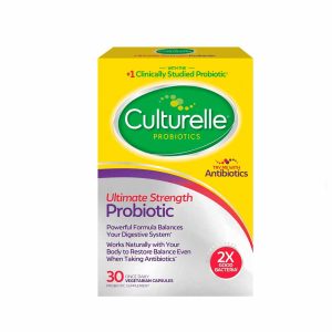 Culturelle Ultimate Strength Probióticos para hombres y mujeres 30 unidades