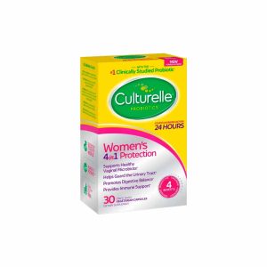 Culturelle  Suplementos probióticos diarios 4 en 1 para mujeres 30 unidades