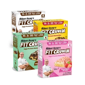 Barras de proteínas FITCRUNCH Chef Robert Irvine 4 barras 184gr (variedad)