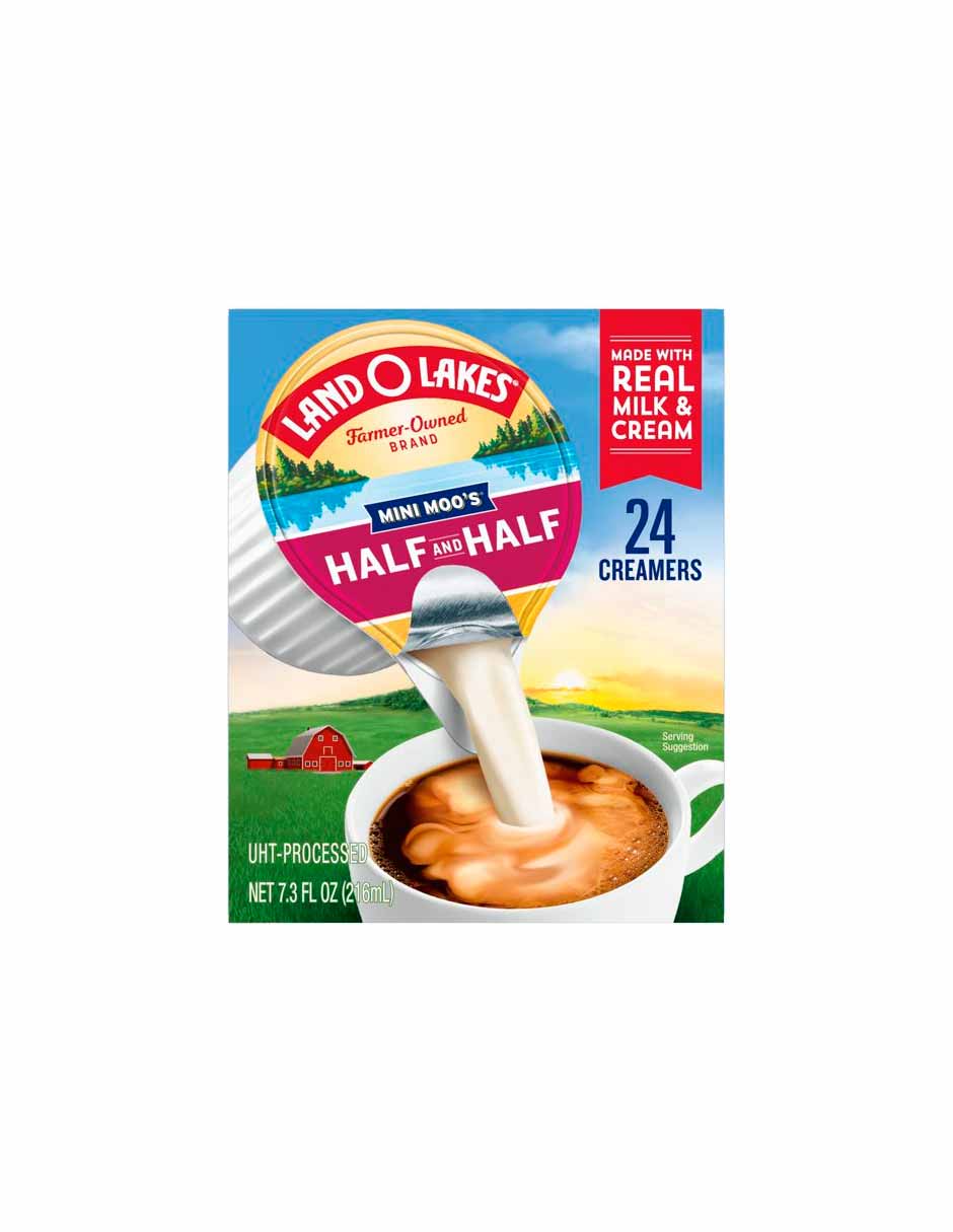 Land O Lakes Mini Moo's Half And Half 24 cremas 216ml - Imagen 2