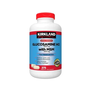 Kirkland Signature Glucosamina con MSM, 375 tabletas
