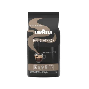 Lavazza Espresso Café en Grano 100% Arábica Tostado Medio 1kg