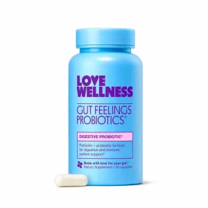 Love Wellness Gut Feelings probióticos para un intestino sano 30 cápsulas