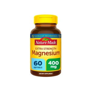 Nature Made Extra Strength Magnesium Oxide 400mg, 60 cápsulas