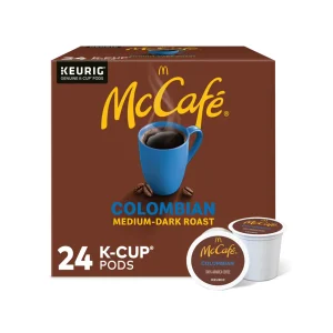 McCafe colombian medium-dark cápsulas Keurig 24 unidades pods