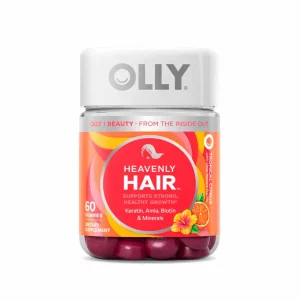 OLLY Heavenly Hair Gomitas para el cabello con queratina, biotina y minerales 60 unidades