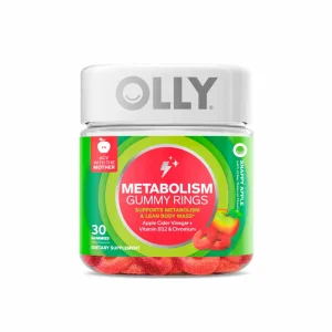 OLLY Metabolism suplemento de vinagre de sidra de manzana, 30 gomitas