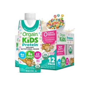 Batido nutricional orgánico infantil con proteínas Orgain 12 pack (variedad)