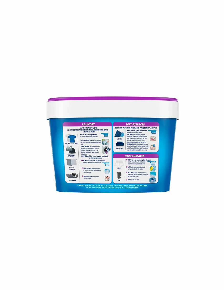 OxiClean Odor Blasters Eliminador de manchas y olores 1.36kg - Imagen 3