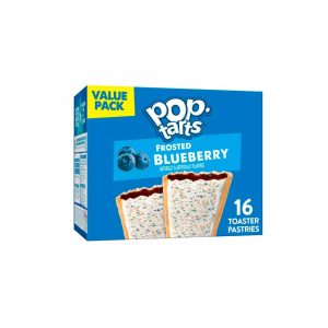 Pop tarts blueberry con 16 piezas