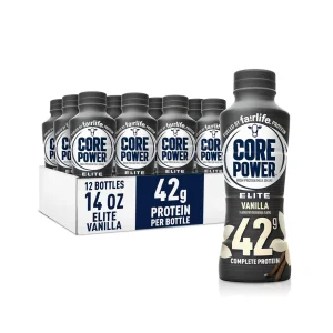 Batido proteico sabor vainilla Fairlife Core Power 12 pack