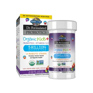 Probióticos Infantiles Garden of Life Sabor Sandía 30 masticables