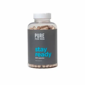 Pure for Men Suplemento de fibra Cleanliness Stay Ready 240 cápsulas