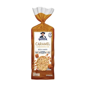 Galletas de arroz Quaker sabor caramelo 186gr