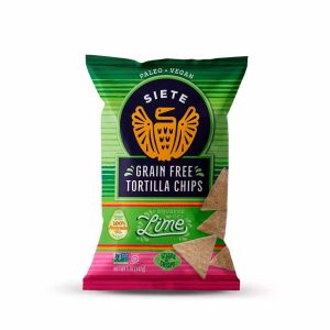 Siete totopos paleo veganas sabor lima 142gr