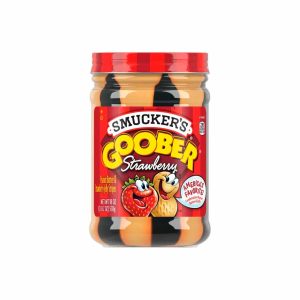 Smucker's Goober Mantequilla de maní y rayas de jalea de fresa 510gr