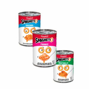 Pasta enlatada SpaghettiOs 443gr (varios sabores)