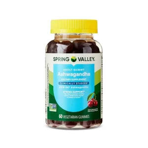 Spring Valley Ashwagandha Suplemento 60 gomitas