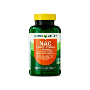 Suplemento NAC Spring Valley 1000mg 100 Cápsulas