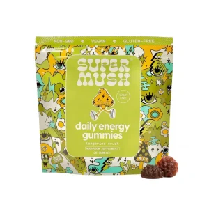 Suplemento SuperMush Daily Energy Enfoque y Resistencia 28 gomitas