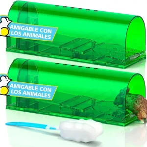 2Pcs Trampa para capturar ratones - Reutilizable