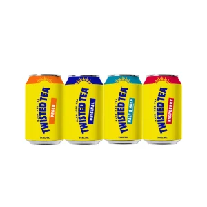 Twisted Tea Hard Iced Tea,paquete variado 12 piezas